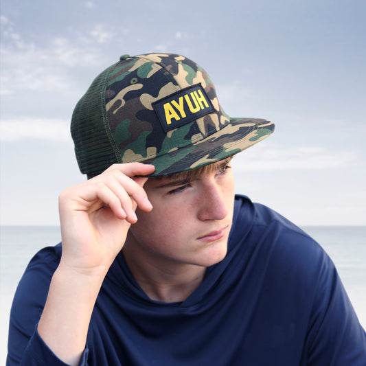 The original Maine "AYUH" Trucker Hat
